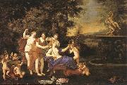 Albani  Francesco Venus Attended by Nymphs and Cupids Germany oil painting artist